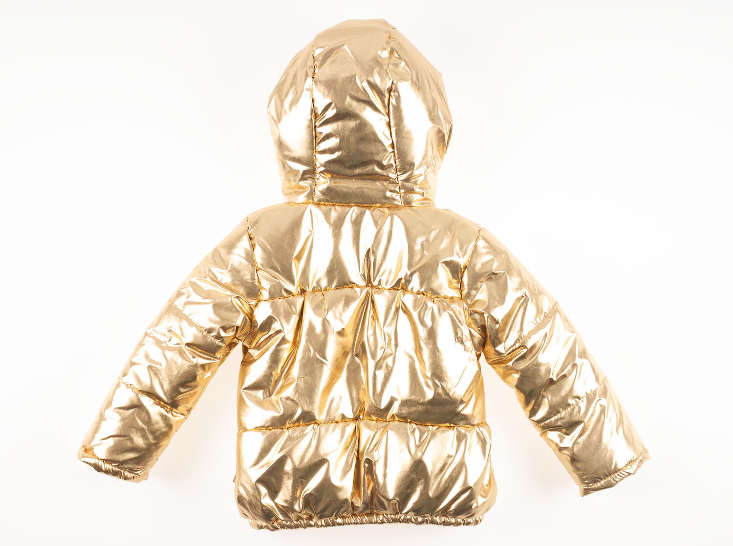 Куртка для девочки Одягайко золотая 22340 - размеры