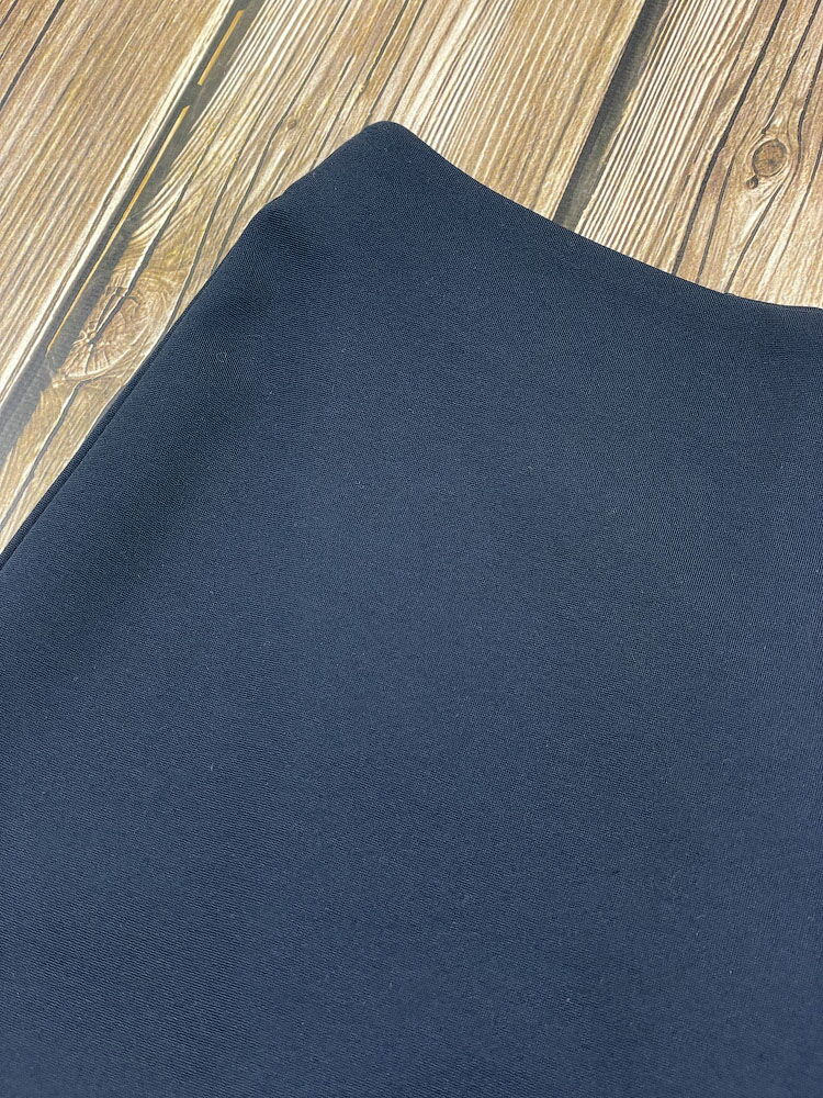 Трикотажная школьная юбка Mevis синяя 2697-01 - фотография