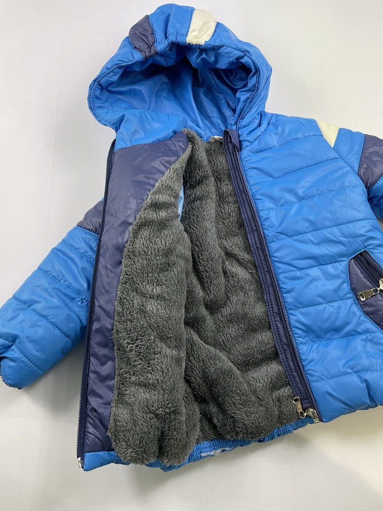 Комбинезон зимний (куртка+штаны) для мальчика Одягайко голубой 2820/01221 - фото