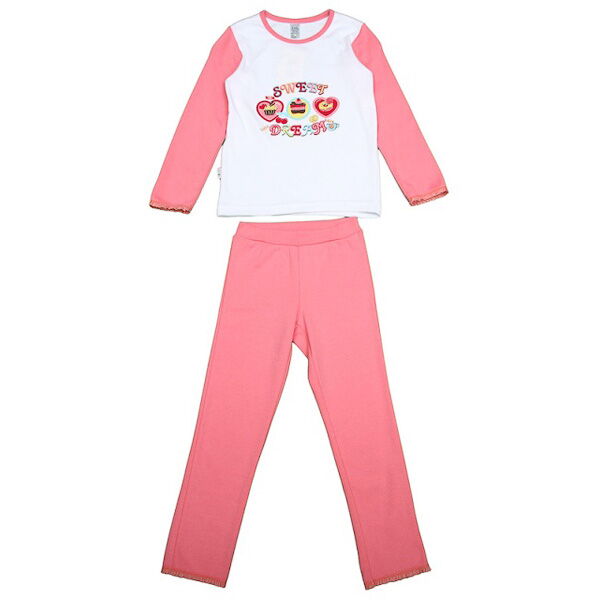 Пижама SMIL Пирожные розовая 104303 - цена