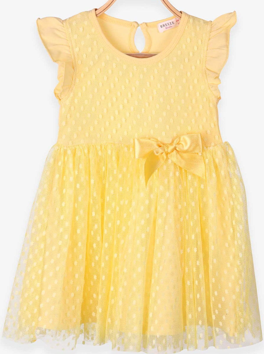Нарядное платье для девочки Breeze желтое 15877 - цена