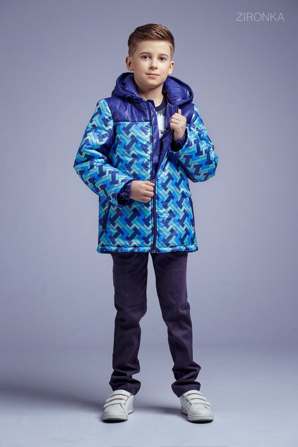 Куртка для мальчика Zironka синяя 2113-1 - купить