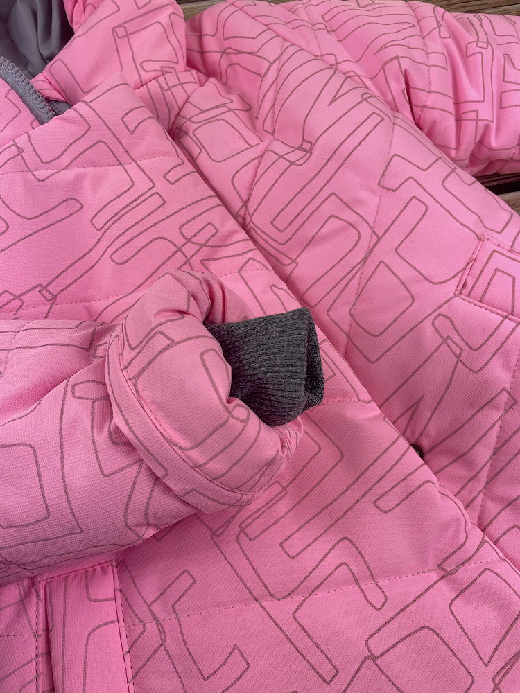 Куртка зимняя для девочки Kidzo розовая 11-22 - купить