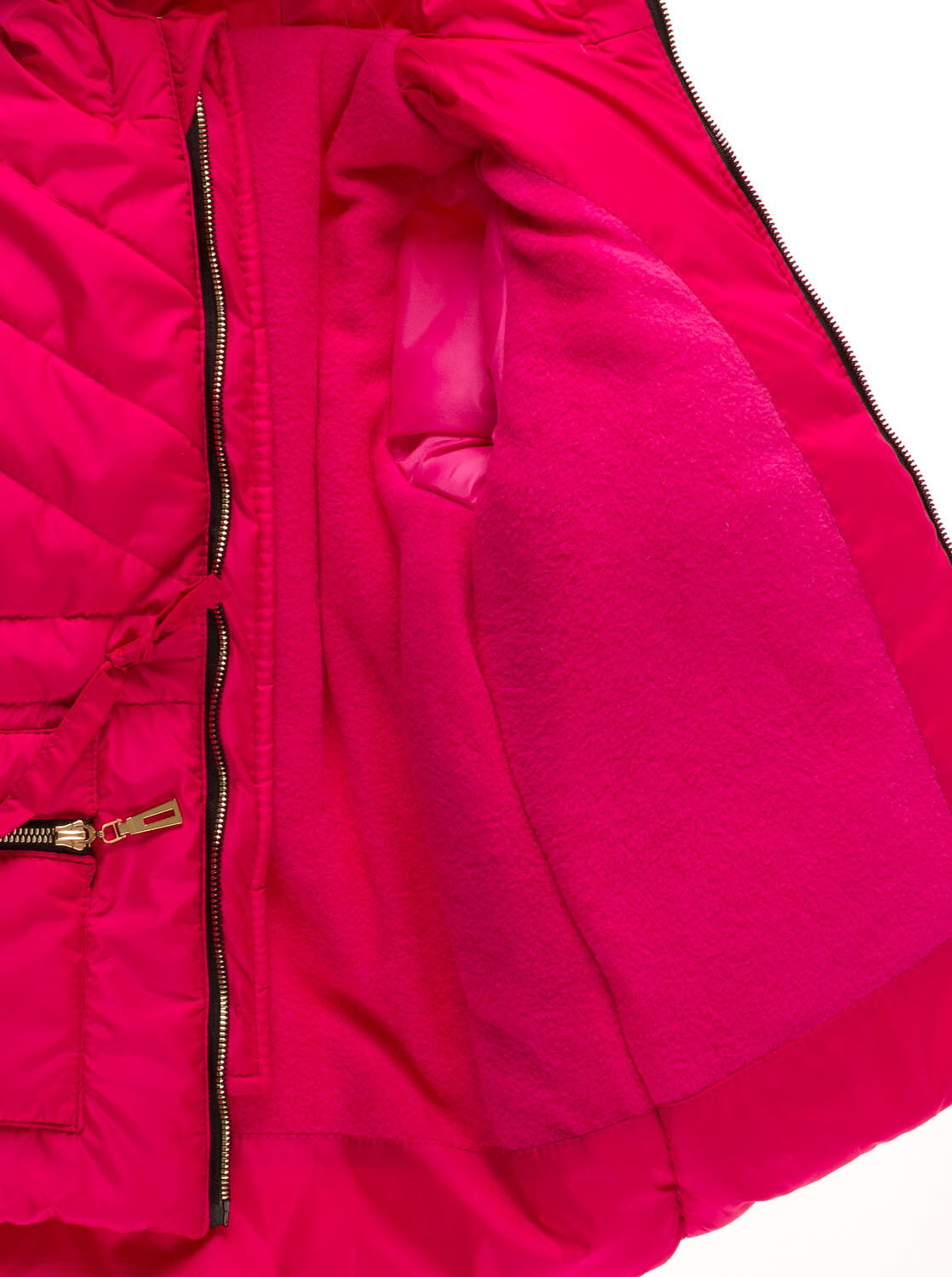 Куртка зимняя для девочки Одягайко малиновая 20077О - фото