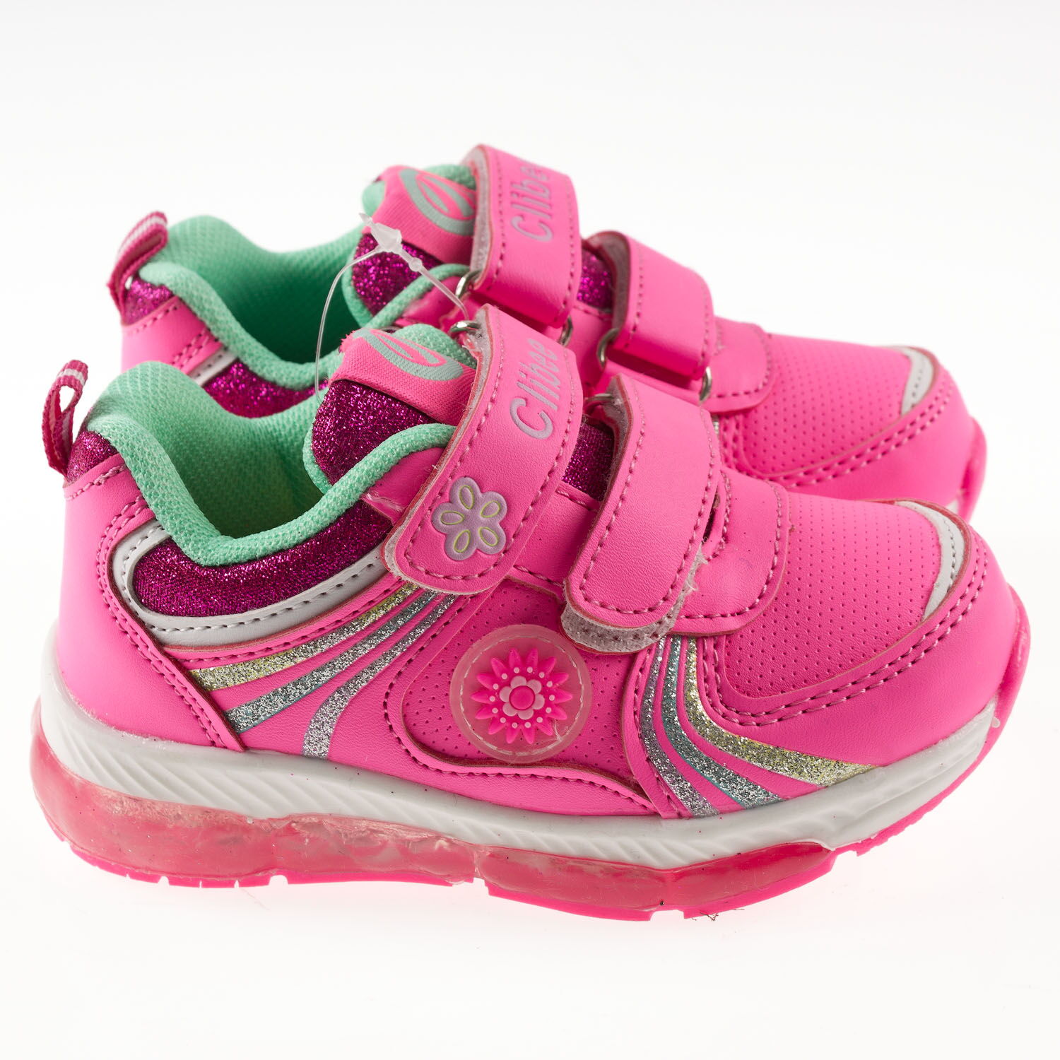 Кроссовки для девочки Clibee розовые К-190 - фотография