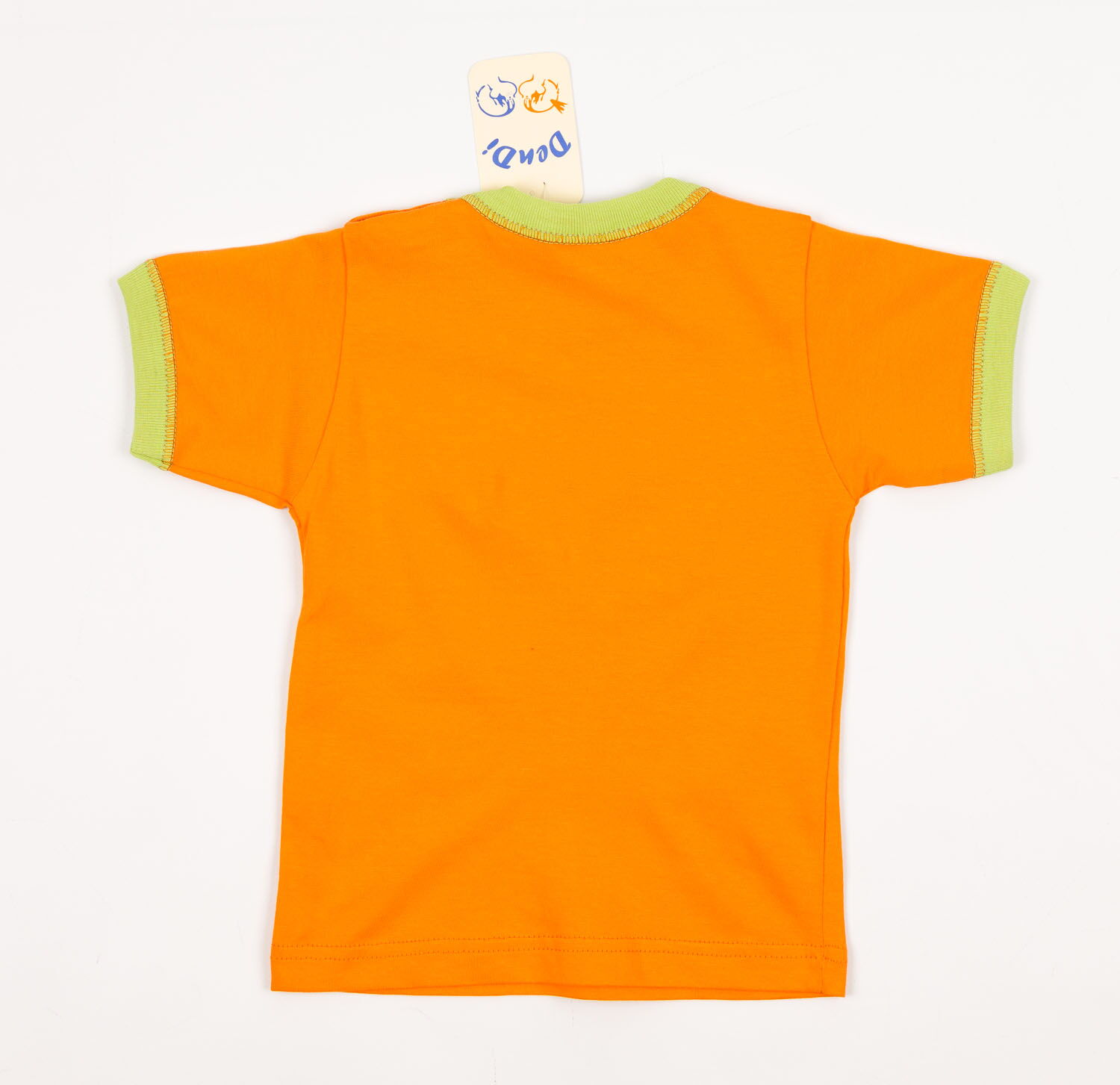 Футболка для мальчика Денди оранжевая 6118 - размеры