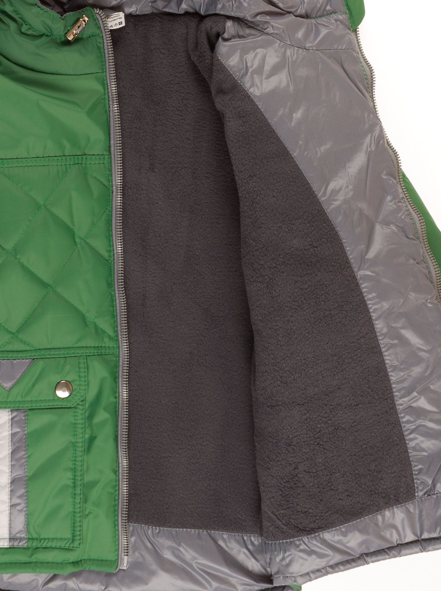 Куртка для мальчика ОДЯГАЙКО зеленая 22112 - картинка
