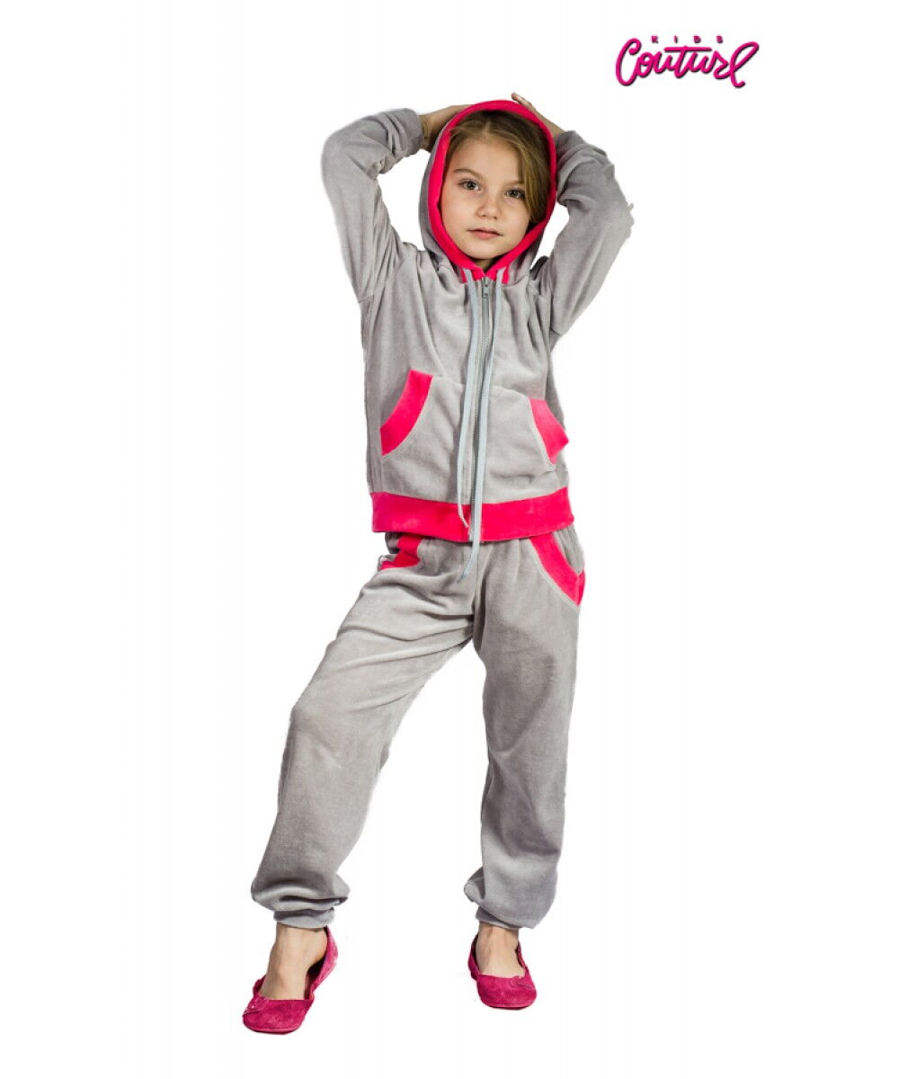 Спортивный костюм для девочки Kids Couture серый - цена