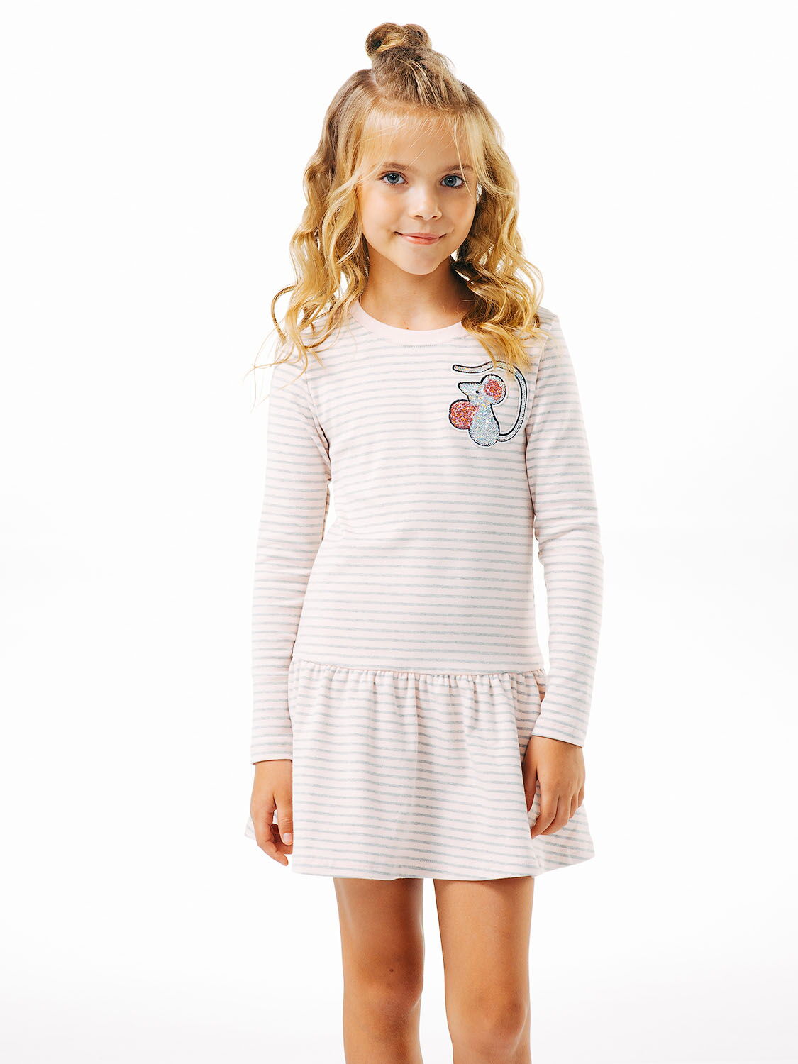 Платье для девочки SMIL Мышка розовое 120214/120215 - цена