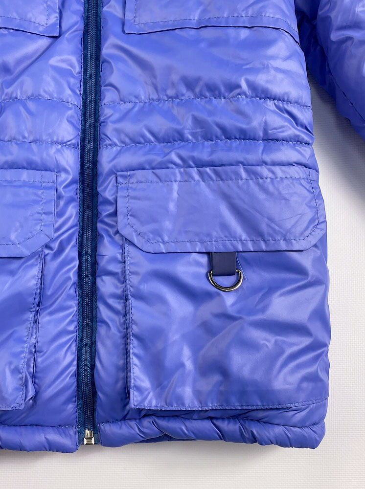 Куртка зимняя для мальчика Одягайко синяя 20056 - картинка