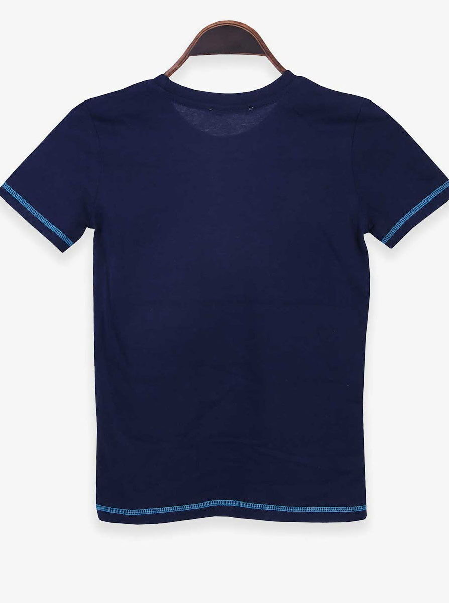 Футболка для мальчика Breeze San Francisco темно-синяя 15963 - размеры