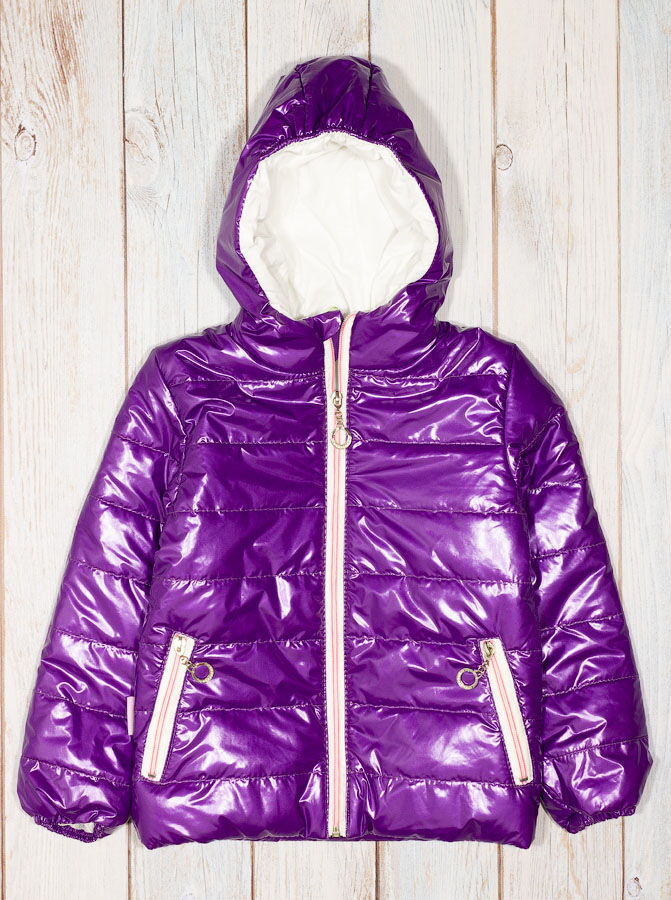 Куртка для девочки ОДЯГАЙКО фиолетовая 2673 - цена