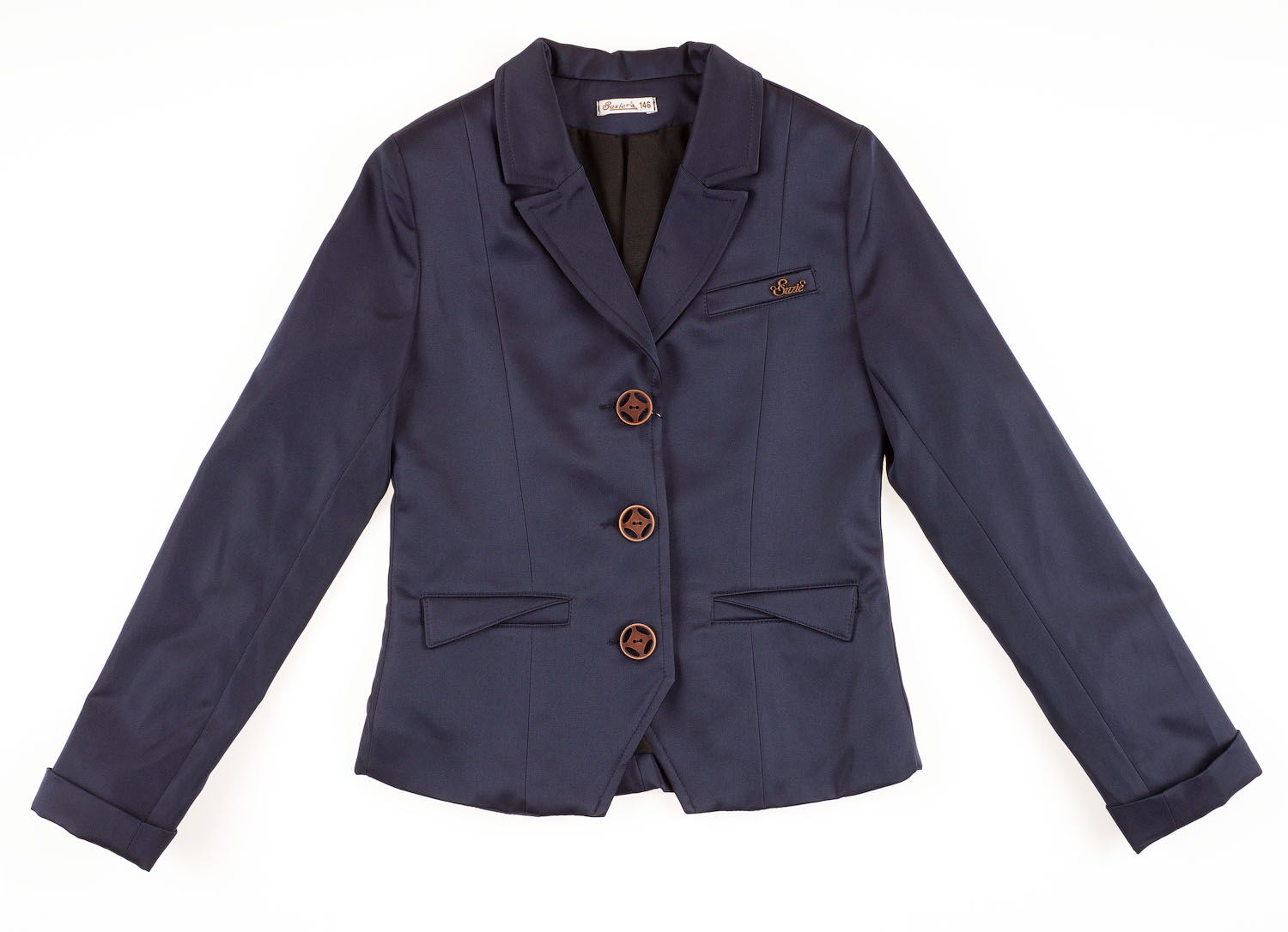 Пиджак школьный для девочки SUZIE Габби мемори-коттон синий ЖК-14605  - цена
