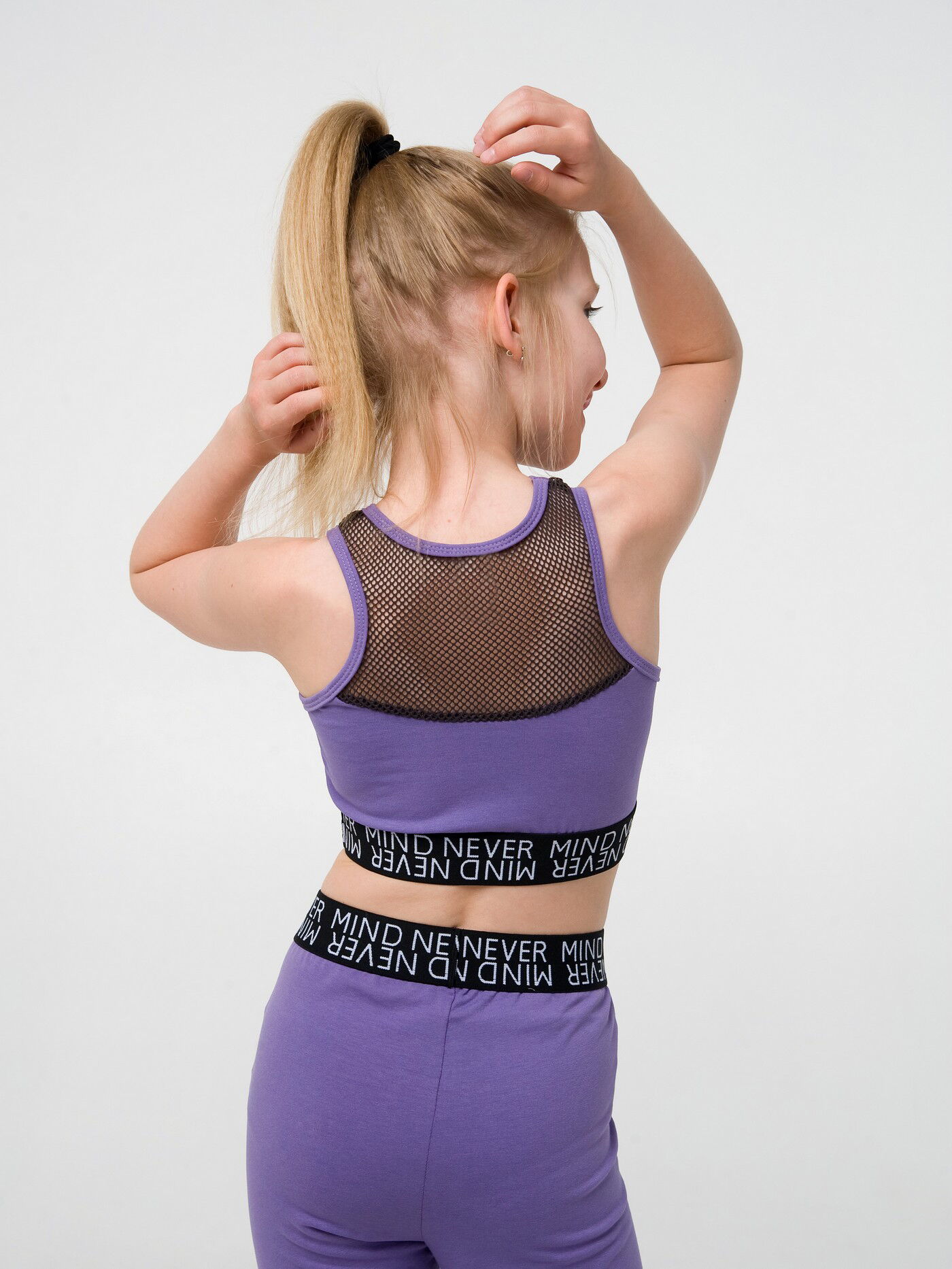 Спортивный топ для девочки SMIL сиреневый 110662/110665/110670 - размеры