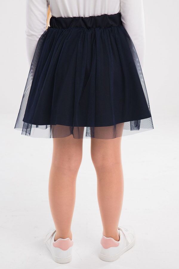 Школьная юбка для девочки SUZIE Нанни черная 83001 - фотография