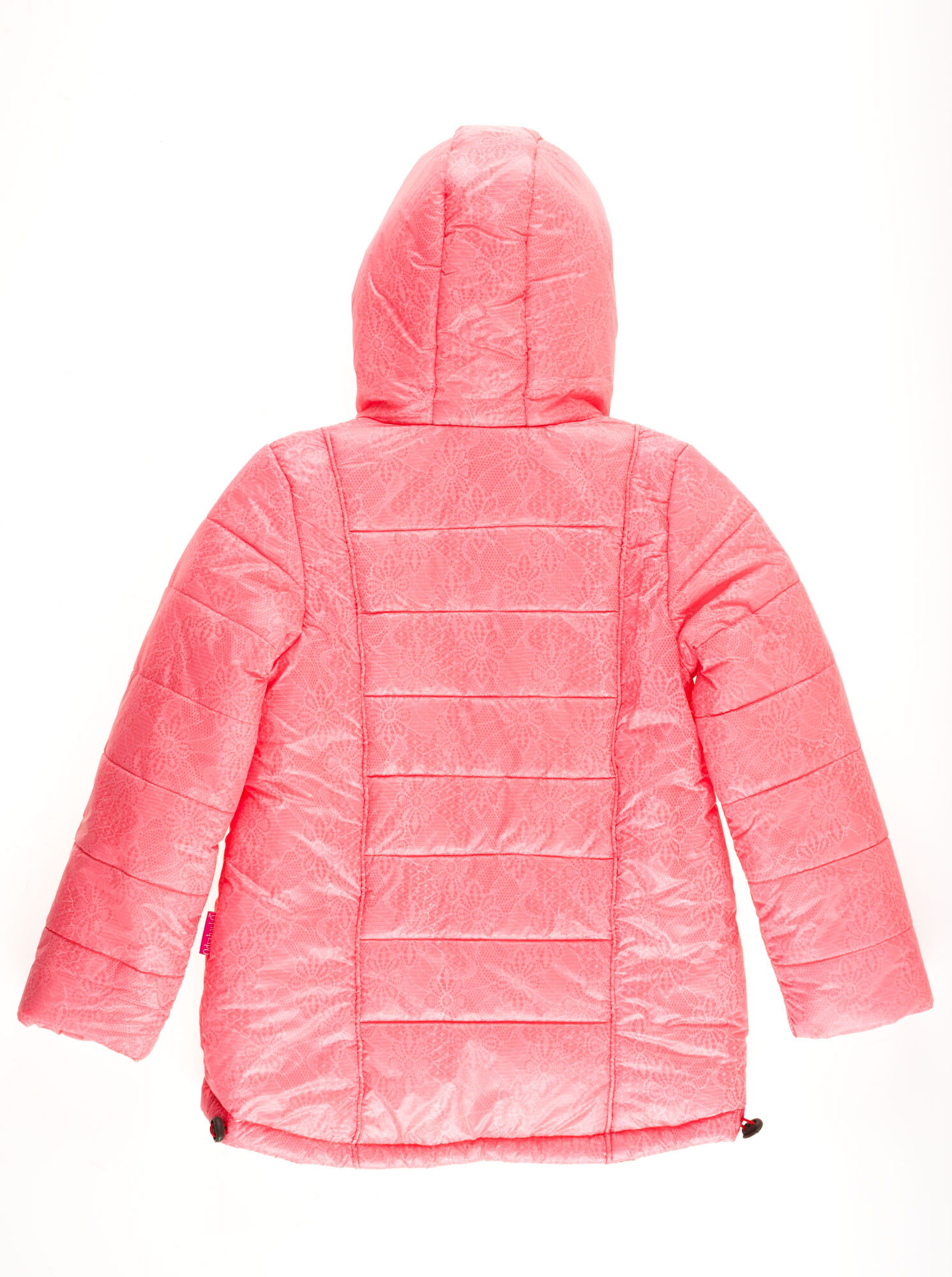 Куртка для девочки ОДЯГАЙКО коралловая 22180О - размеры