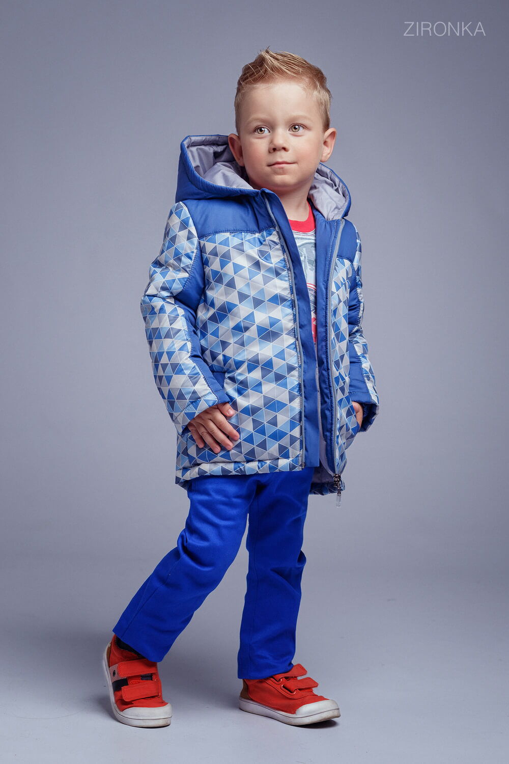 Куртка для мальчика Zironka синяя 2101-1 - Украина