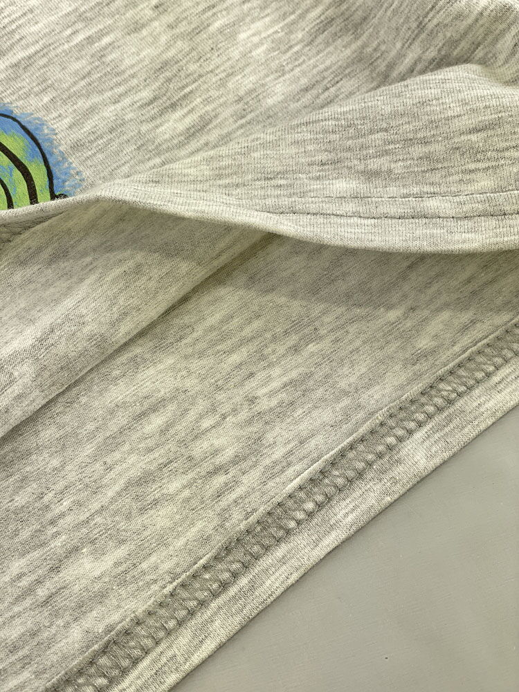 Футболка для девочки Mevis серый меланж 4653-02 - размеры