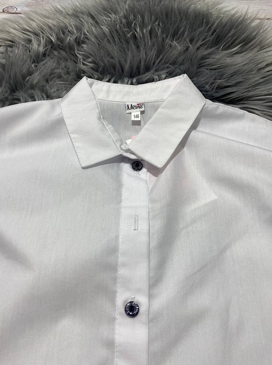 Блузка для девочки Mevis белая 3836-01 - фото