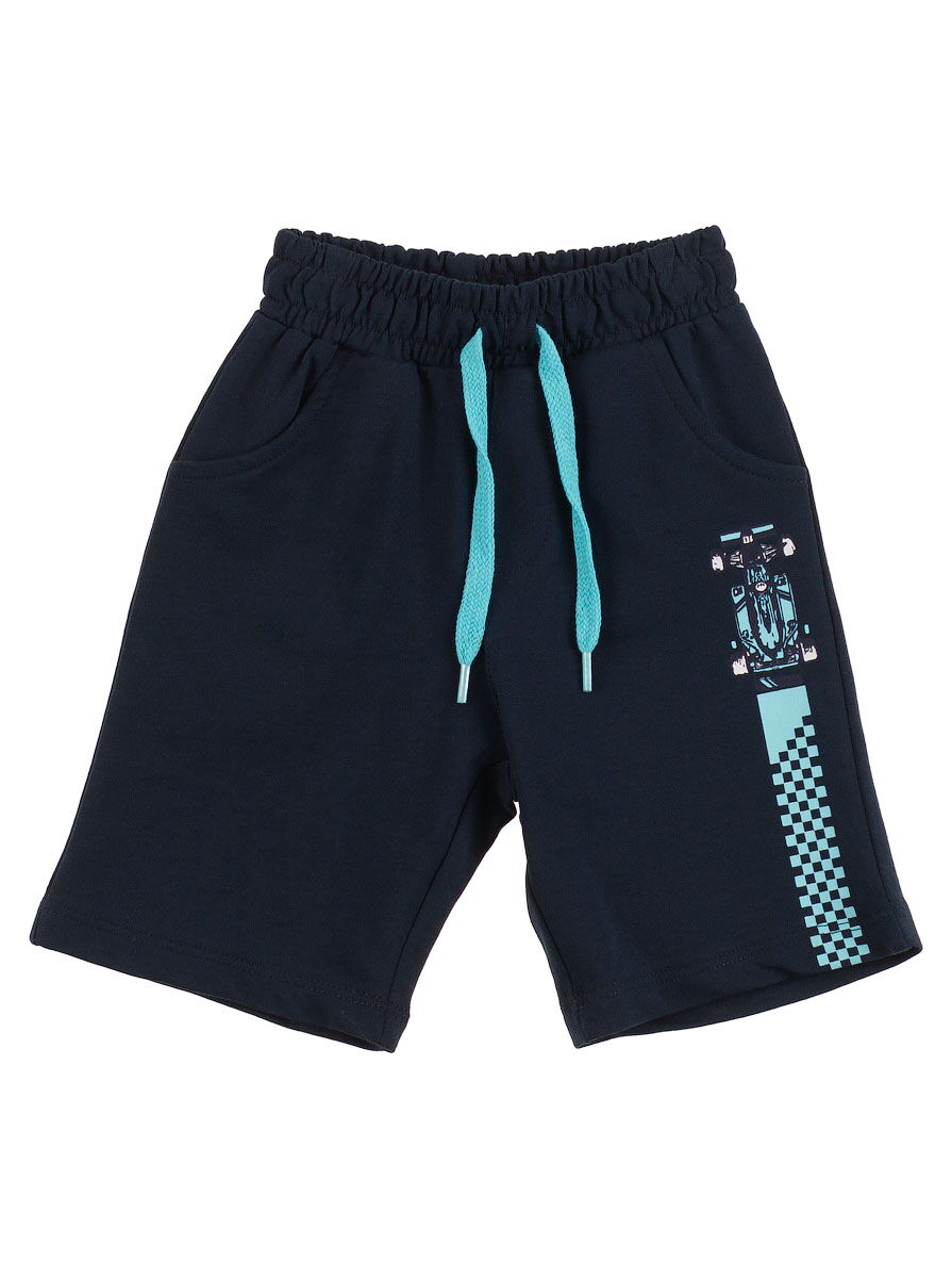 Комплект для мальчика футболка и шорты Breeze Racer голубой 12103 - размеры