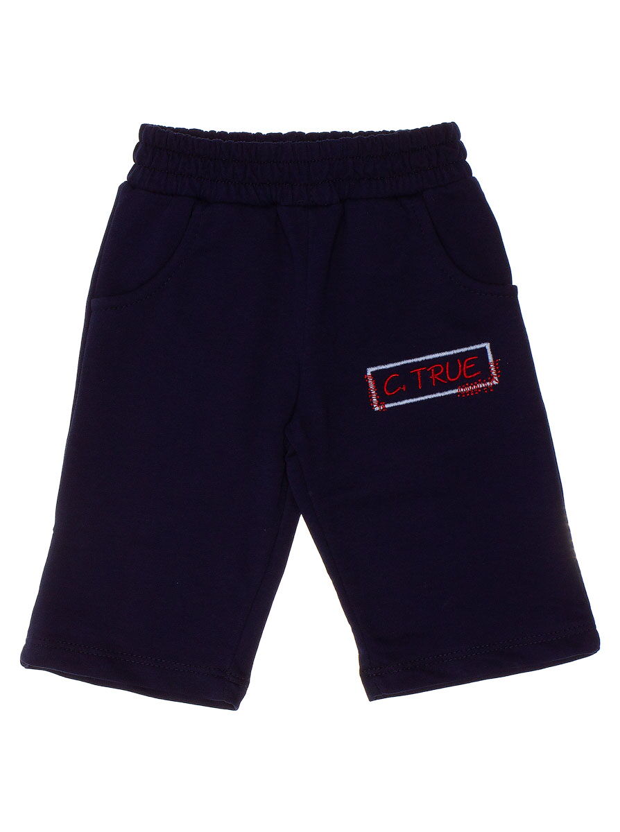 Комплект футболка и шорты Hoity-toity Мартышка голубой 0468 - фото