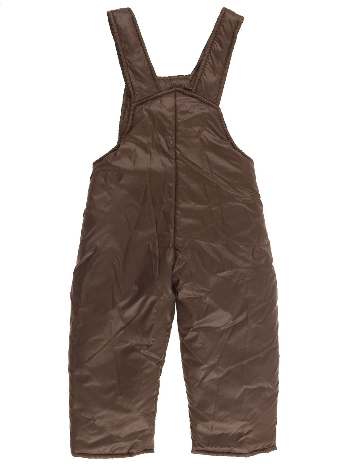 Зимний полукомбинезон детский Одягайко коричневый 3143 - фото