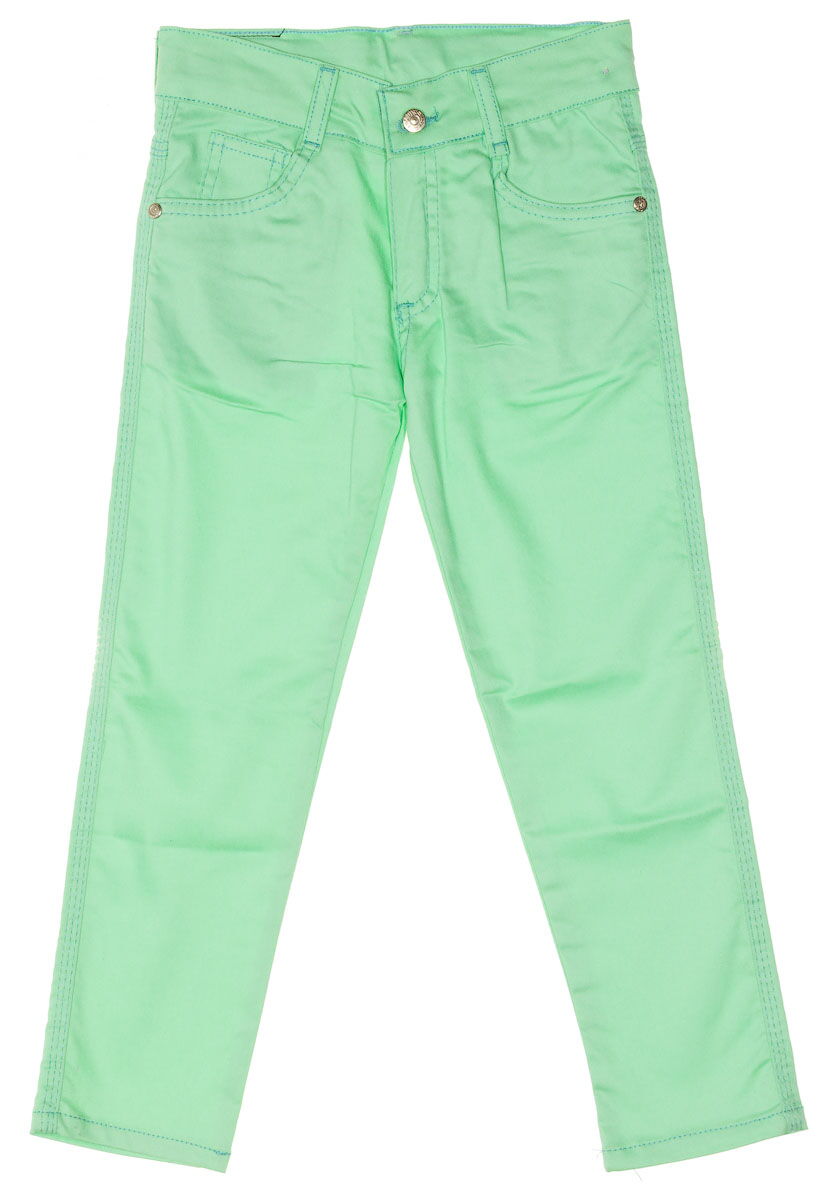 Яркие джинсы для девочки Aldino мятные - цена