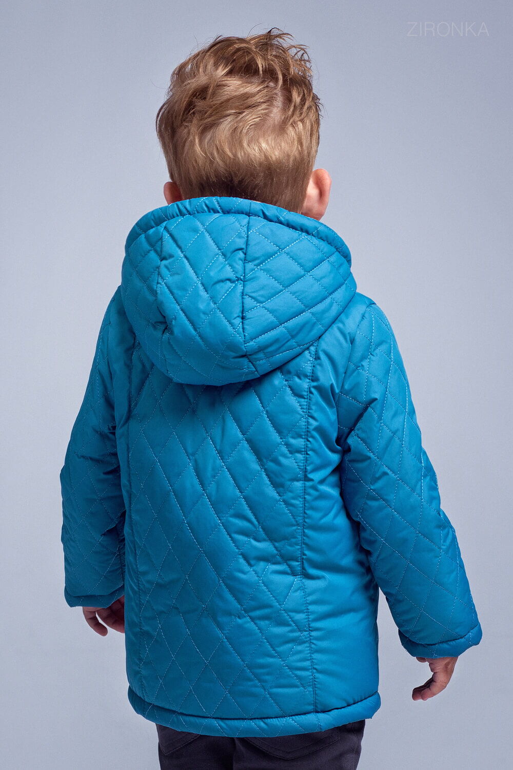Куртка для мальчика Zironka стеганая синяя 2054-2 - фотография