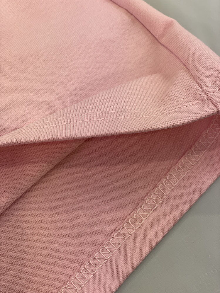 Трикотажные шорты для девочки Mevis розовые 5107-05 - фотография