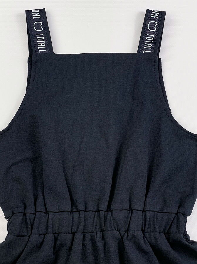 Школьный комбинезон для девочки Mevis синий 3741-01 - Киев