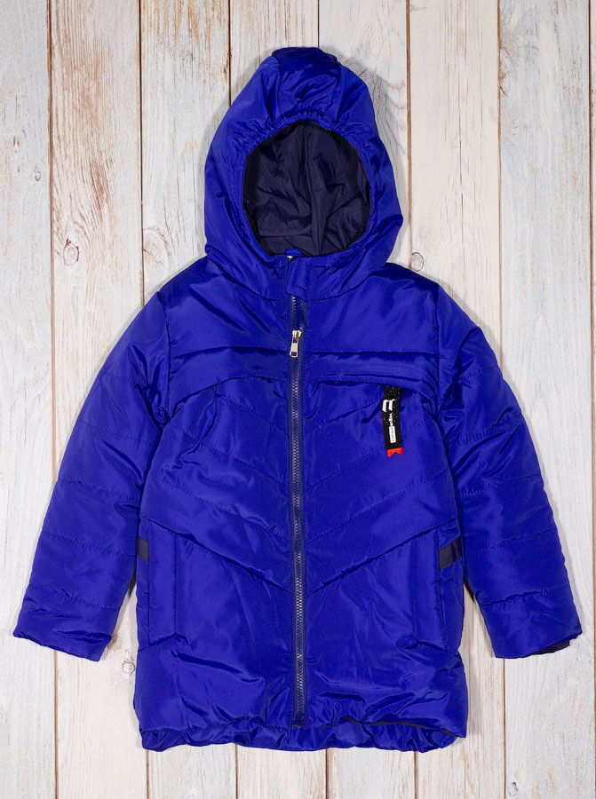 Куртка зимняя для мальчика Одягайко синий электрик 20235 - цена