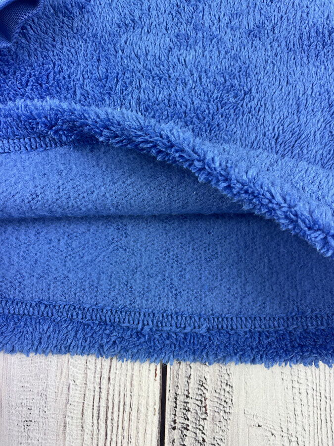 Теплая пижама для мальчика вельсофт махра Фламинго синий 855-905 - размеры