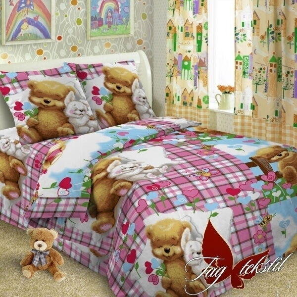Комплект постельного белья детский полуторный  TAG Детство 150*215  - цена
