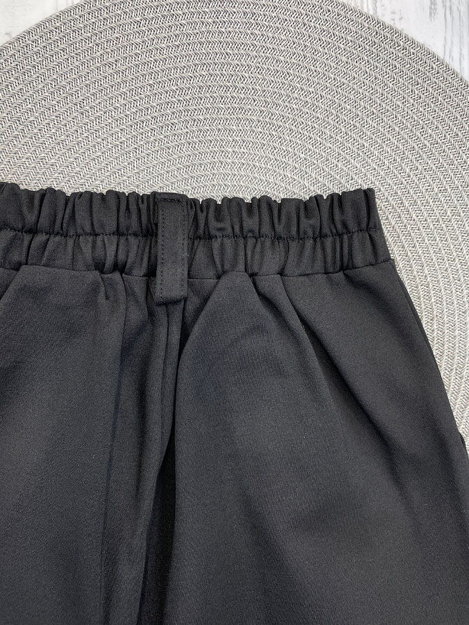 Брюки-палаццо для девочки трикотаж Valza черные 5106 - Украина