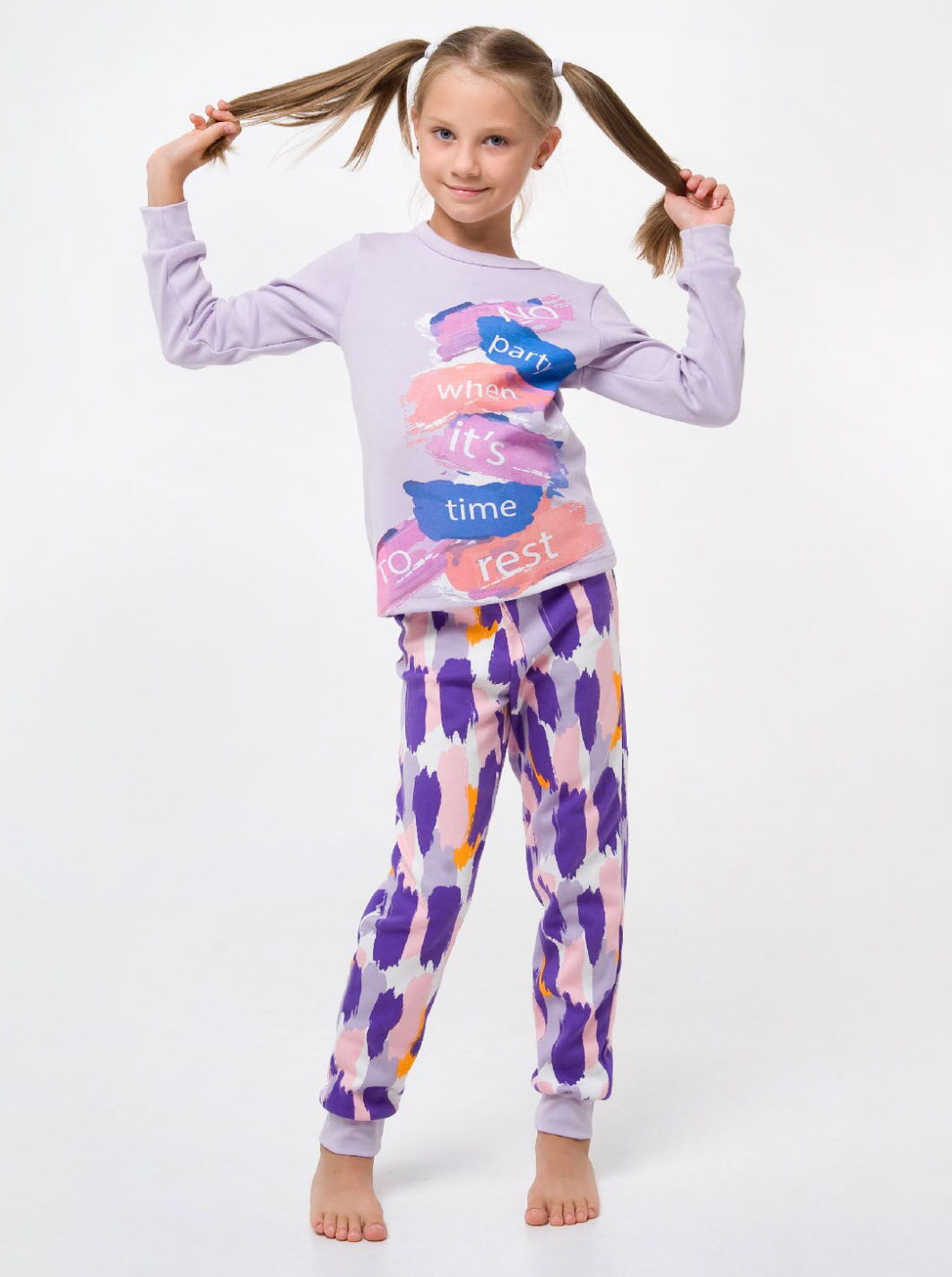 Пижама для девочки Smil No Party сиреневая 104672/104702 - цена