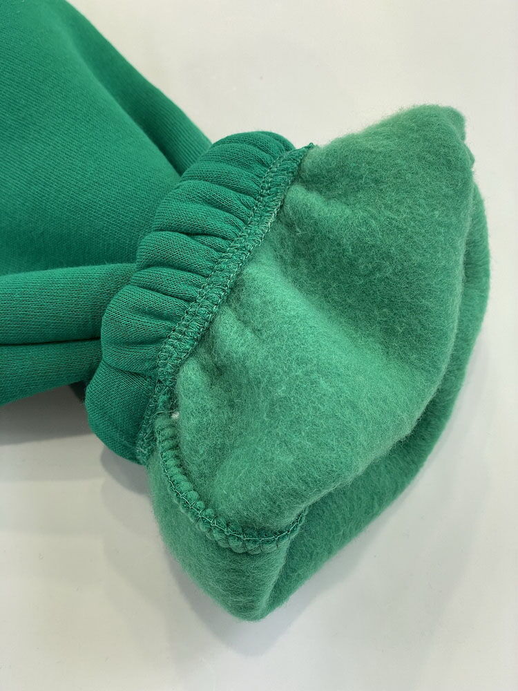 Утепленный спортивный костюм для девочки зеленый изумруд 2708-02 - фотография