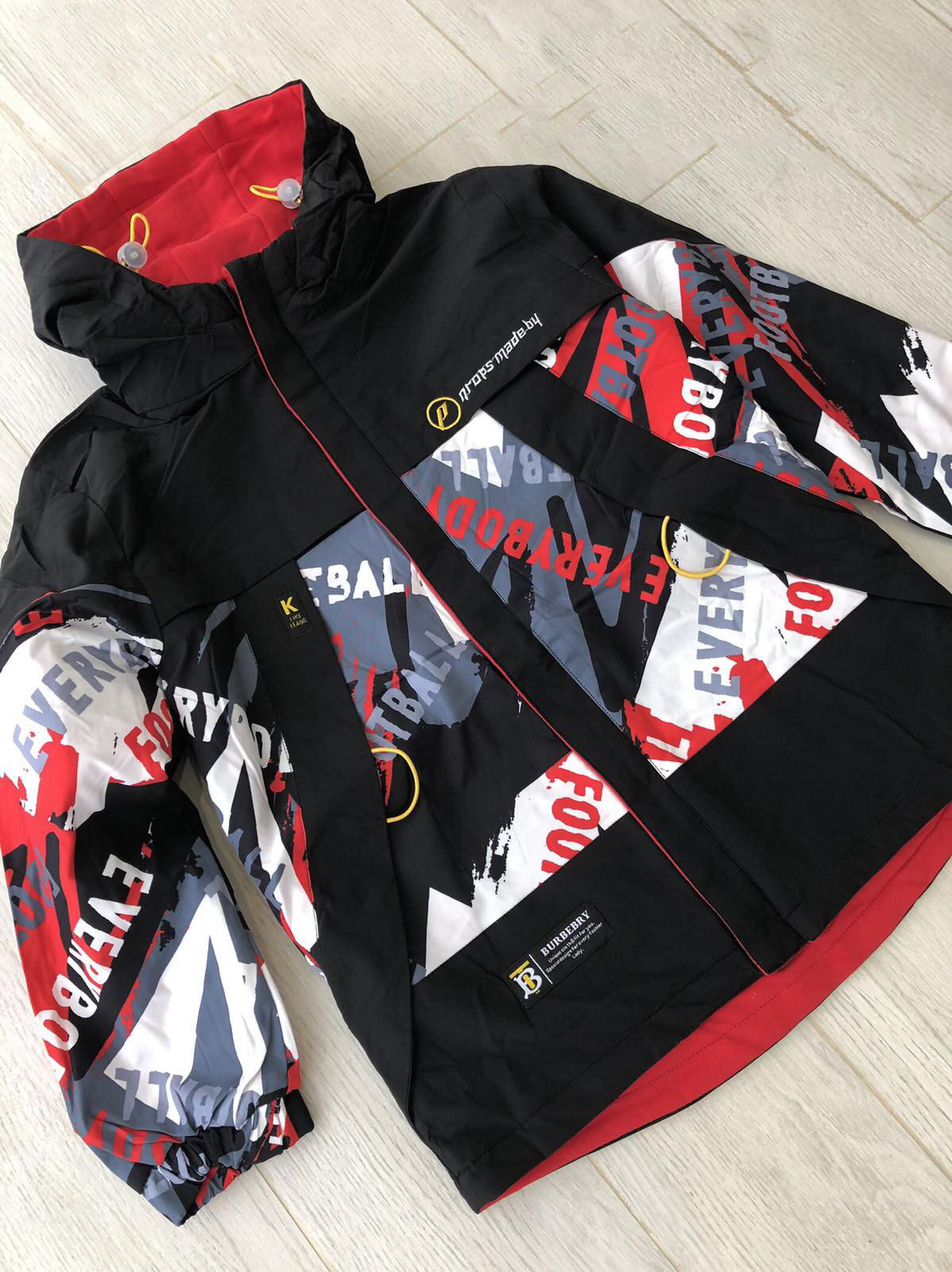 Деми куртка для мальчика Kidzo красная 6850 - цена