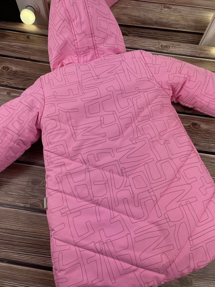Куртка зимняя для девочки Kidzo розовая 11-22 - фото