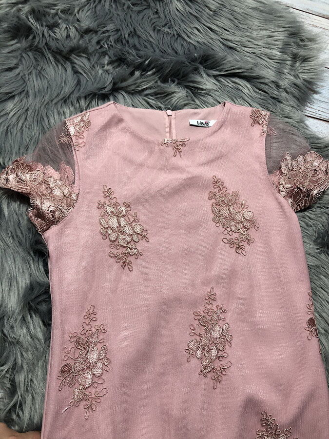 Нарядное платье для девочки Mevis розовое 2874-04 - фотография