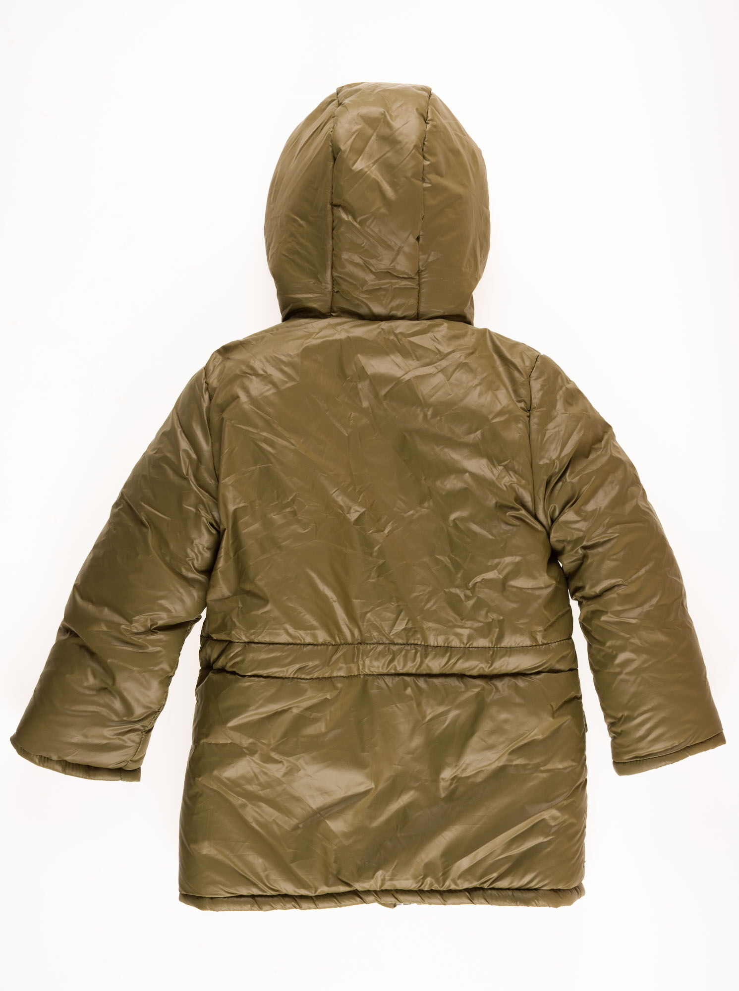 Куртка зимняя для мальчика Одягайко хаки 20056 - фото