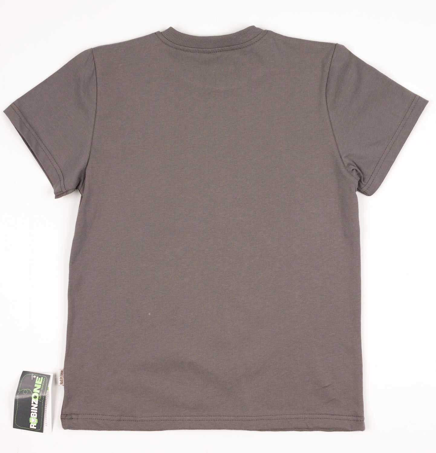 Футболка для мальчика Robinzone Кассеты темно-серая ФБ-125 - фото