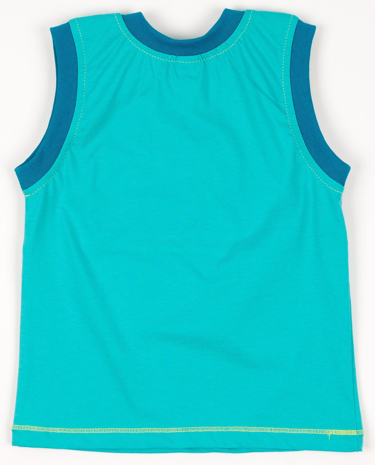 Майка для мальчика Фламинго бирюзовая 483-114 - фото