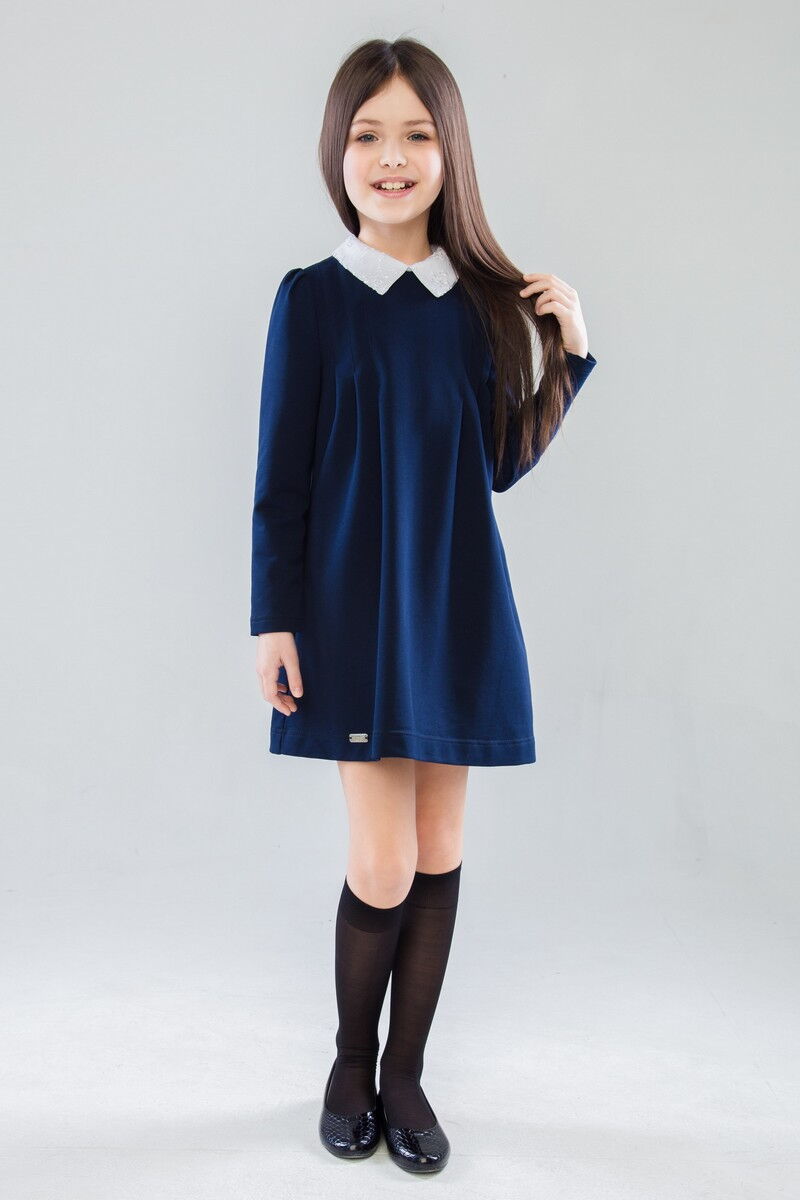 Платье школьное для девочки SUZIE Монна синее 42903 - картинка