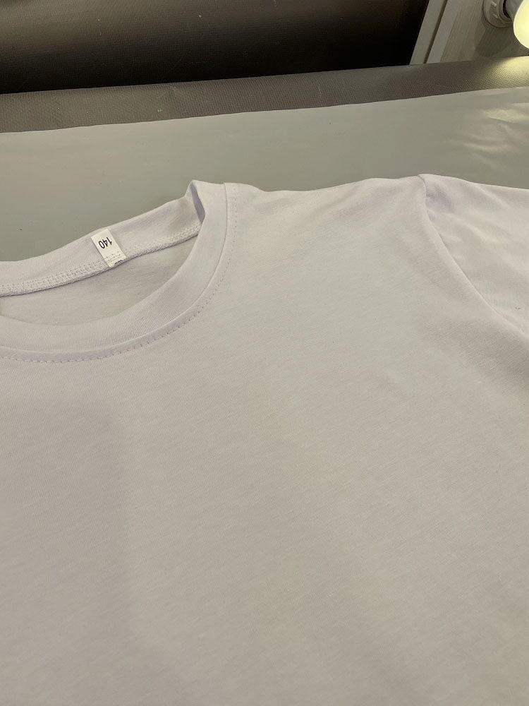 Базовая футболка оверсайз для девочки белая 1904 - картинка