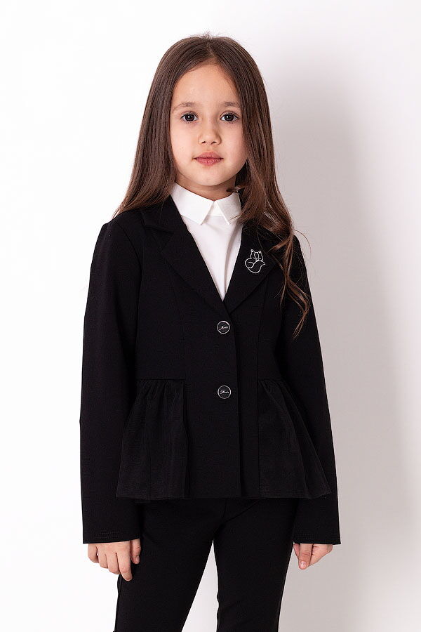 Жакет для девочки Mevis черный 3782-02 - цена