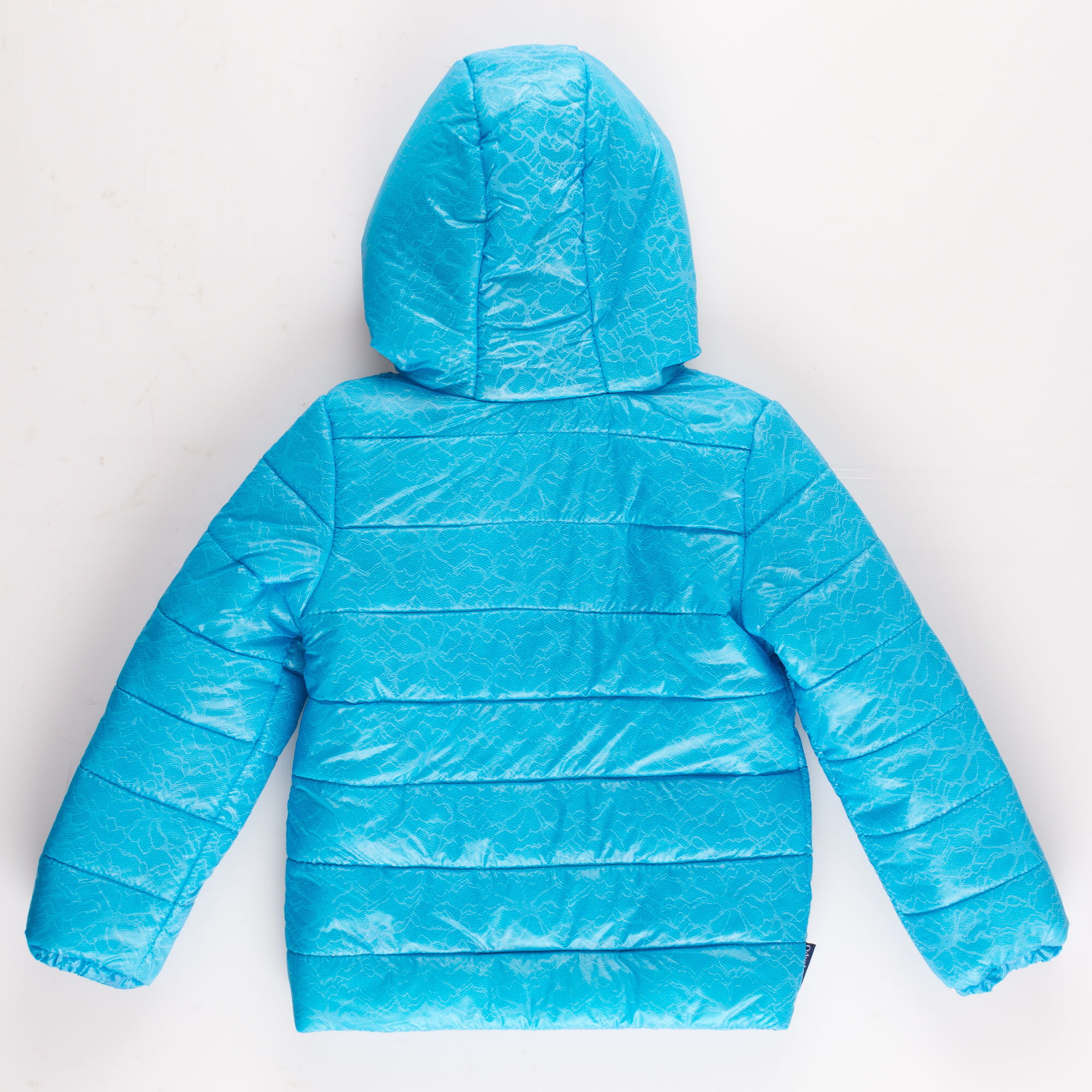 Куртка для девочки ОДЯГАЙКО голубая 22087О - размеры