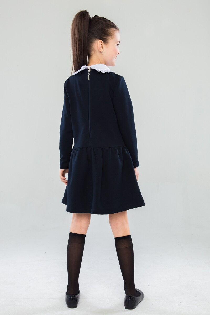 Платье школьное для девочки SUZIE Альбертина синее 41903 - размеры