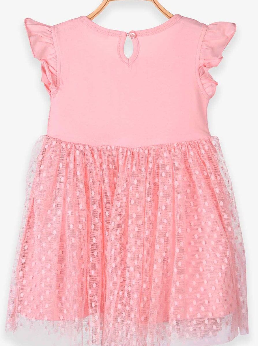 Нарядное платье для девочки Breeze розовое 15877 - фотография