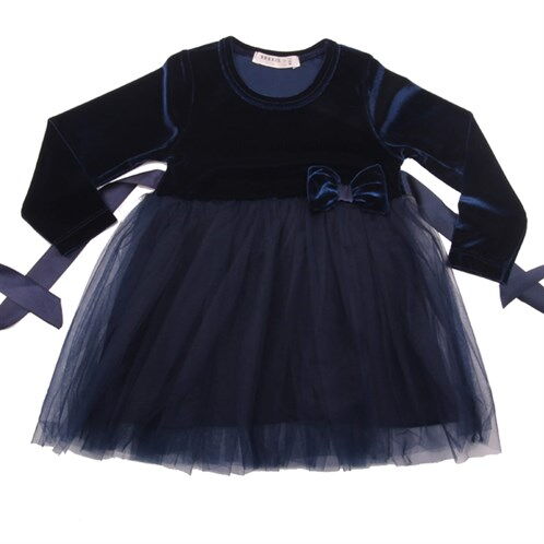 Платье нарядное для девочки Breeze синее 13200 - фото