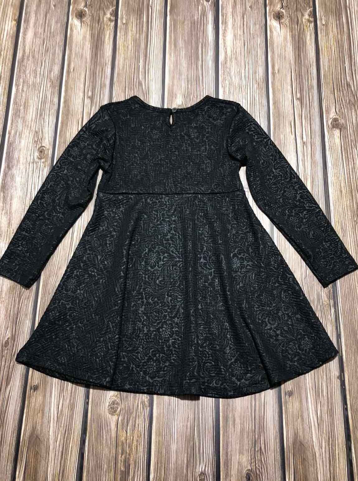 Платье для девочки Breeze жаккард черное 12257 - фотография